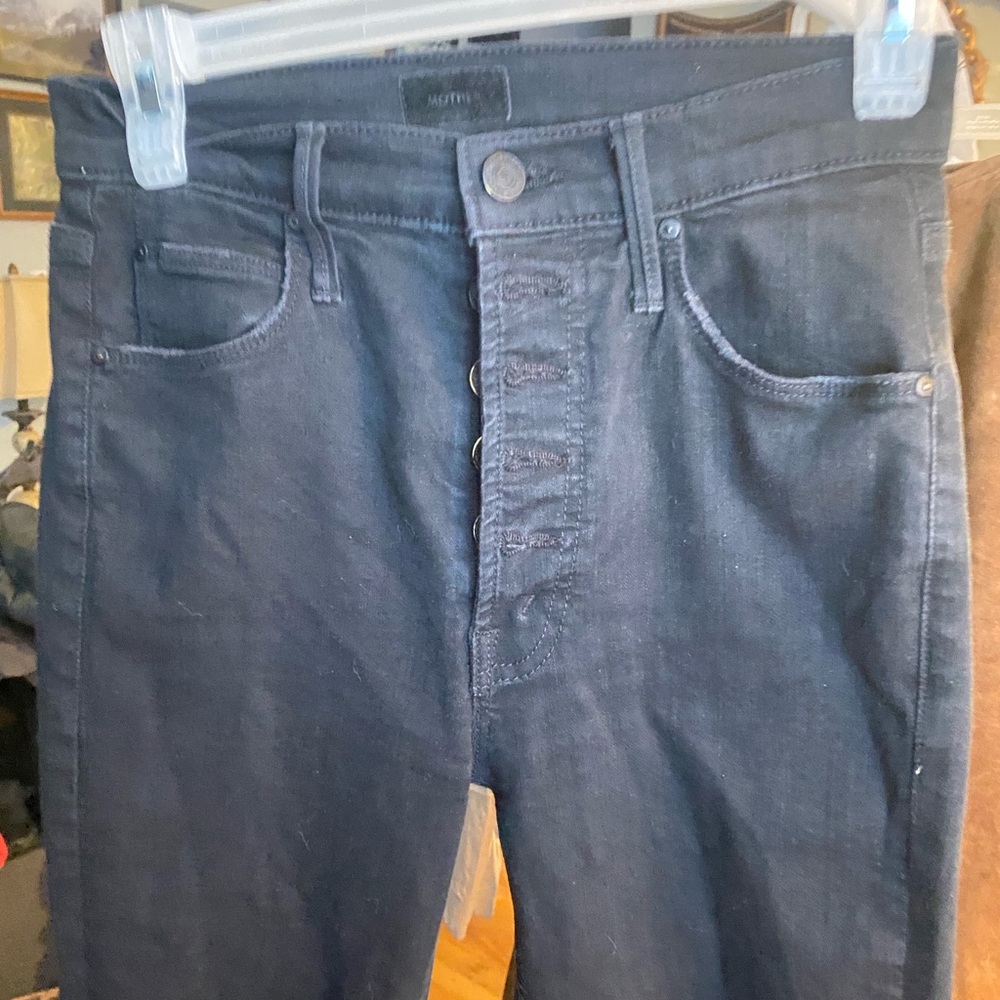 MOTHER The Pixie Dazzler button fly jeans